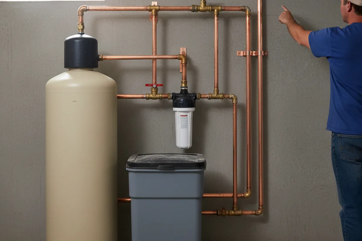 Whole-house water treatment system installed in New Waterford